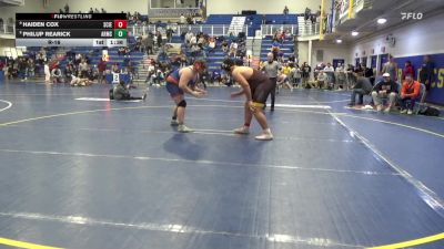 285 lbs R-16 - Haiden Cox, Science Hill-TN vs Philup Rearick, Armstrong