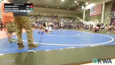 46 lbs Rr Rnd 4 - Jackson Tackett, Morris Wrestling Association vs Bradley Francis, Team Tulsa Wrestling Club