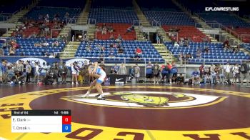 126 lbs Rnd Of 64 - Evan Clark, Georgia vs Thomas Crook, Florida