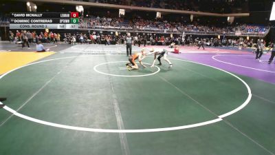 5A 144 lbs Cons. Round 2 - Dominic Contreras, Springtown vs David McNally, Liberty Hill Legacy Ranch