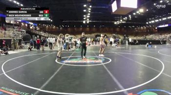 113 lbs Cons. Round 4 - Andres Garcia, Cardinal Gibbons vs Nick Weathersbee, Woodland, Cartersville