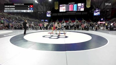 120 lbs Cons. Sub-rd Of 32 - Colin Bosak, IL vs Justin Jones, VA