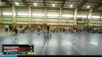 48 lbs Quarterfinal - Mason Ashworth, Juab Wrestling Club vs William Powers, Uintah Wrestling