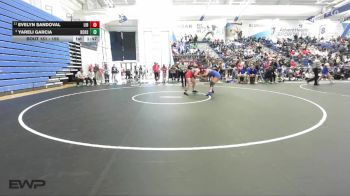155 lbs Quarterfinal - Yareli Garcia, Dodge City vs Evelyn Sandoval, Liberal