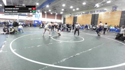 285 lbs Cons. Round 2 - Jackson Kelsey, Corona vs Michael Rivas, Northview