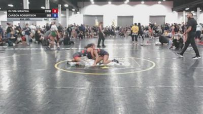 100 lbs Final - Olivia Mancha, CTWHALE - GK12E vs Carson Robertson, Daughters Of Zion - GK12E