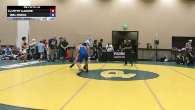 225 lbs Champ. Round 2 - Corbynn Clemens vs Joel Medina
