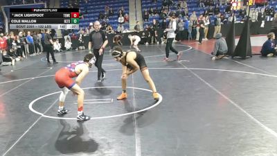 132 lbs Consolation - Jack Lightfoot, Tewksbury vs Cole Mallon, Greater Lawrence