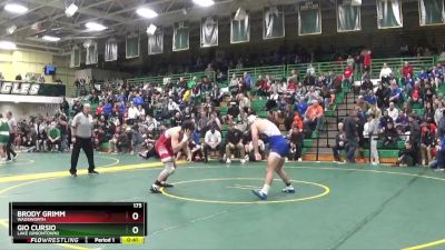 175 lbs Cons. Round 6 - Brody Grimm, Wadsworth vs Gio Cursio, Lake (Uniontown)