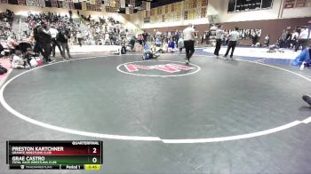 77 lbs Quarterfinal - Grae Castro, Total Kaos Wrestling Club vs Preston Kartchner, Granite Wrestling Club