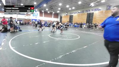 190 lbs Champ. Round 3 - Brady Williams, Walnut vs Logan Trevino, Calvary Chapel (Santa Ana)