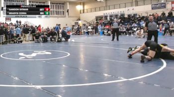 138 lbs 5th Place - Samson Ditman, Amity vs Bradyn Cerra, New Milford