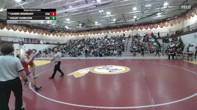138 lbs Semifinal - Caisen Miserany, Star Valley vs Kolby Hamilton, Evanston