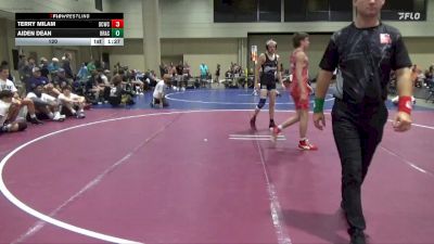 120 lbs Round 2 (6 Team) - Aiden Dean, BRAWL Silver vs Terry Milam, Black Creek WC