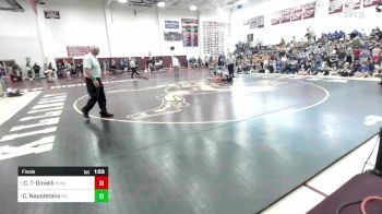 160 lbs Final - Cooper Theriault-Dinielli, Plainville vs Cavin Napoletano, Haddam-Killingworth