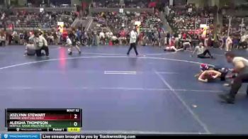 66 lbs Round 1 - Aleigha Thompson, Norfolk Junior Wrestling Club vs JozLynn Stewart, Warrior Wrestling Family