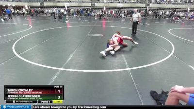 140 lbs Cons. Round 2 - Taron Crowley, Fennimore High School Wrestling vs Jerrin Glasbrenner, Fennimore Wrestling Association