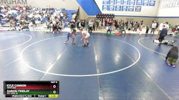 108 lbs 5th Place Match - Kyle Cannon, Westlake vs Darion Findlay, Sky View JH