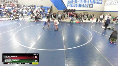 108 lbs 5th Place Match - Kyle Cannon, Westlake vs Darion Findlay, Sky View JH