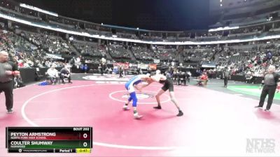 157-2A Cons. Round 1 - Peyton Armstrong, North Fork High School vs Coulter Shumway, Norwood