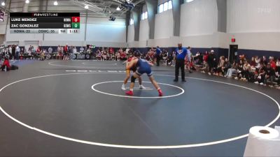 125 lbs Round 3 (4 Team) - Luke Mendez, North DeSoto Wrestling Academy vs Zac Gonzalez, Dead Shot Wrestling Club