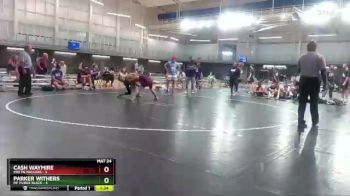 120 lbs Placement Matches (16 Team) - Parker Withers, MF Purge Black vs Cash Waymire, Mid TN Maulers