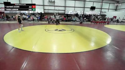 132 lbs Cons. Semi - Koen Labrum, Carbon vs Hayden Adams, Juab