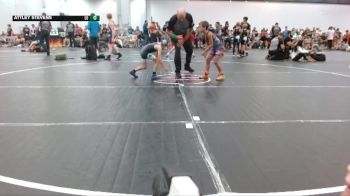 56 lbs Round 7 (8 Team) - Attley Stevens, Level Up Wrestling vs Tayvien Neal, Ringgold