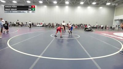 150 lbs Rr Rnd 3 - Jordan Perez, CTWHALE Beluga - EL vs Finley Kealey, Top Flight Wrestling Academy - EL
