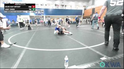 64-70 lbs Rr Rnd 3 - Jolee Kait Bryant, Prime Wrestling vs Abby Owen, Perry Wrestling Academy