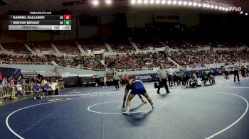 157-D3 Semifinal - Gabriel Gallardo, Sahuarita High School vs Kenyan Bryant, Snowflake High School