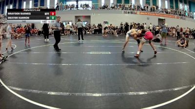140 lbs Round 5 (6 Team) - Dexter Karron, Misfits United vs Brayden Barnes, MF Purge Elite