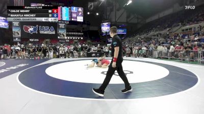 135 lbs Cons. Quarters - Chloe Wehry, MN vs Makayla Hinchey, SC