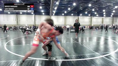 150 lbs Consi Of 8 #2 - Bryce Vasquez, Bishop Verot vs Levi Wentz, Top Gun Wrestling Academy