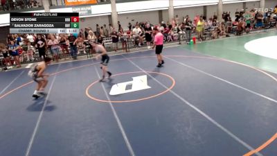 146-149 lbs Champ. Round 1 - Salvador Zaragoza, Lincoln Way Central vs Devon Stone, Individual