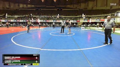 120 lbs Finals (2 Team) - Danny Kelahan, Independence vs Caiden Lucente, Westfield