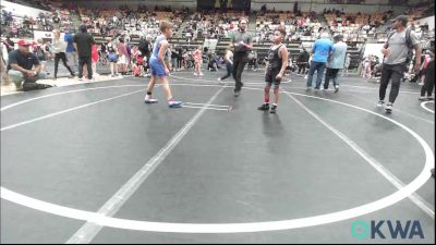 76 lbs Round Of 16 - Elijah Camacho, Shelton Wrestling Academy vs Kandon Doran, Choctaw Ironman