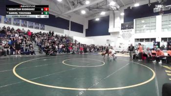138 lbs Cons. Round 2 - Sebastian Rodriguez, Palm Desert vs Samuel Yokoyama, Los Alamitos