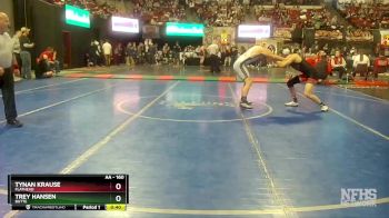 AA - 160 lbs Cons. Round 3 - Tynan Krause, Flathead vs Trey Hansen, Butte