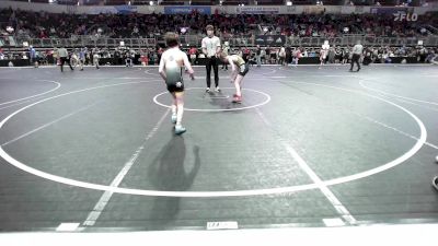 92 lbs Quarterfinal - Zander Mueller, Mollitium Wrestling Club vs Austin Jones, King Select