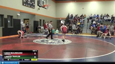 137 lbs Round 5 - Landon Traylor, Huntsville vs Lukas Beauregard, Hartselle