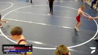 97 lbs Cons. Round 1 - Jacob Kranz, Simley Wrestling Club vs Carson Olson, Minnesota