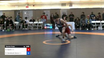 74 kg Quarterfinal - Hassan Mohamad Ajami, USA vs Diego Antonio Sandoval Zarco, MEX