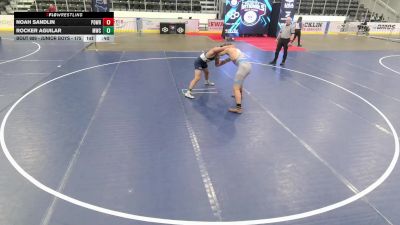 Junior Boys - 175 lbs Cons. Round 6 - Noah Sandlin, Poway Wrestling vs Rocker Aguilar, MATPAC Wrestling Club