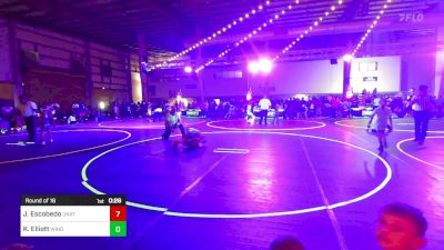 73 lbs Round Of 16 - Julian Escobedo, Unattached vs Krew Elliott, Windy City WC