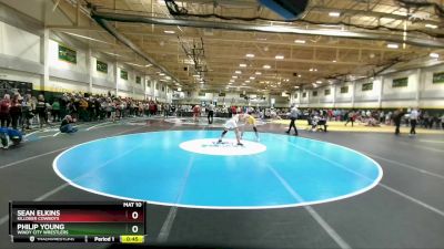 185 lbs 1st Place Match - Sean Elkins, Killdeer Cowboys vs Philip Young, Windy City Wrestlers