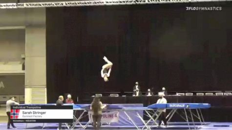 Sarah Stringer - Individual Trampoline, Gymnast Factory - 2021 USA Gymnastics Championships