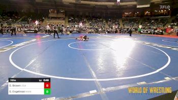 70 lbs Quarterfinal - Greyson Brown, Legacy Dragons vs Gus Engelman, Mat Assassins