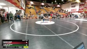 130 lbs Cons. Round 4 - Aliyah Maes, Natrona County vs Carlee Roth, Thunder Basin