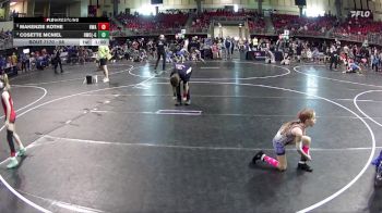 58 lbs Semifinal - Makenzie Kothe, HWA vs Cosette McNiel, Hawks Wrestling Club (Lincoln) - Girls